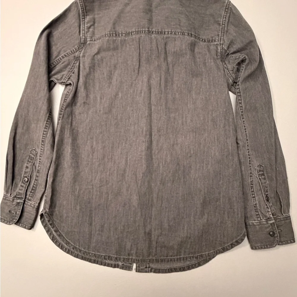 Madewell Denim black Washed Button Down Shirt Size‎ XXS